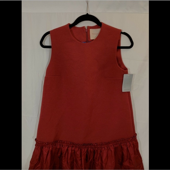 NEW ROKSANDA Tanaga Drop Waist Silk Blend Dress - Picture 2 of 8